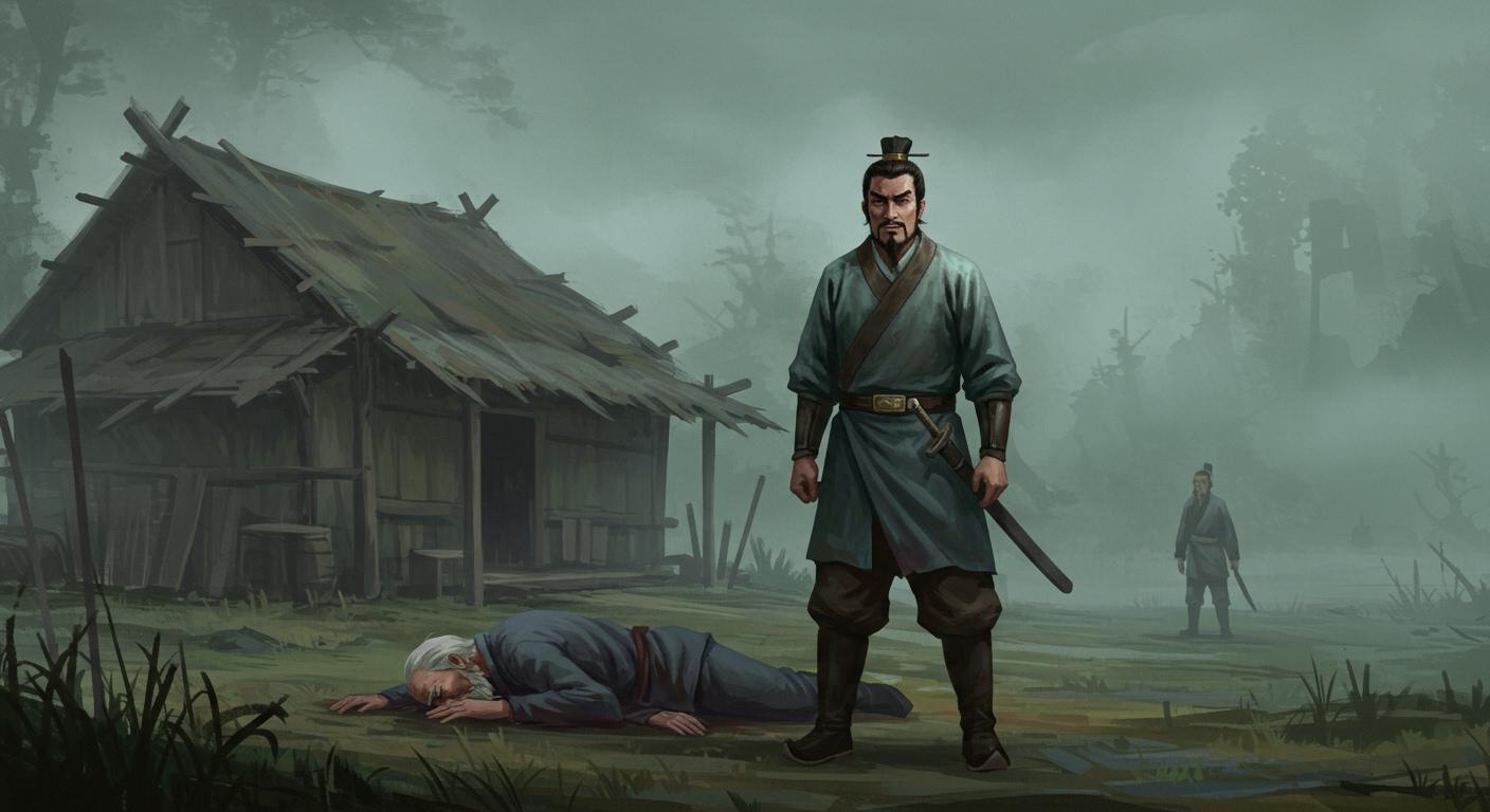 조조의 의심병 발현: 여백사를 죽이다