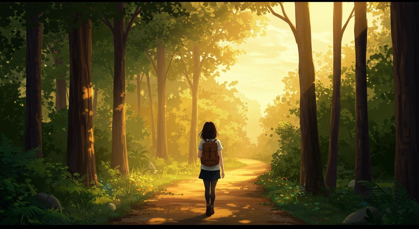 숲으로 향하는 발걸음: 줄거리