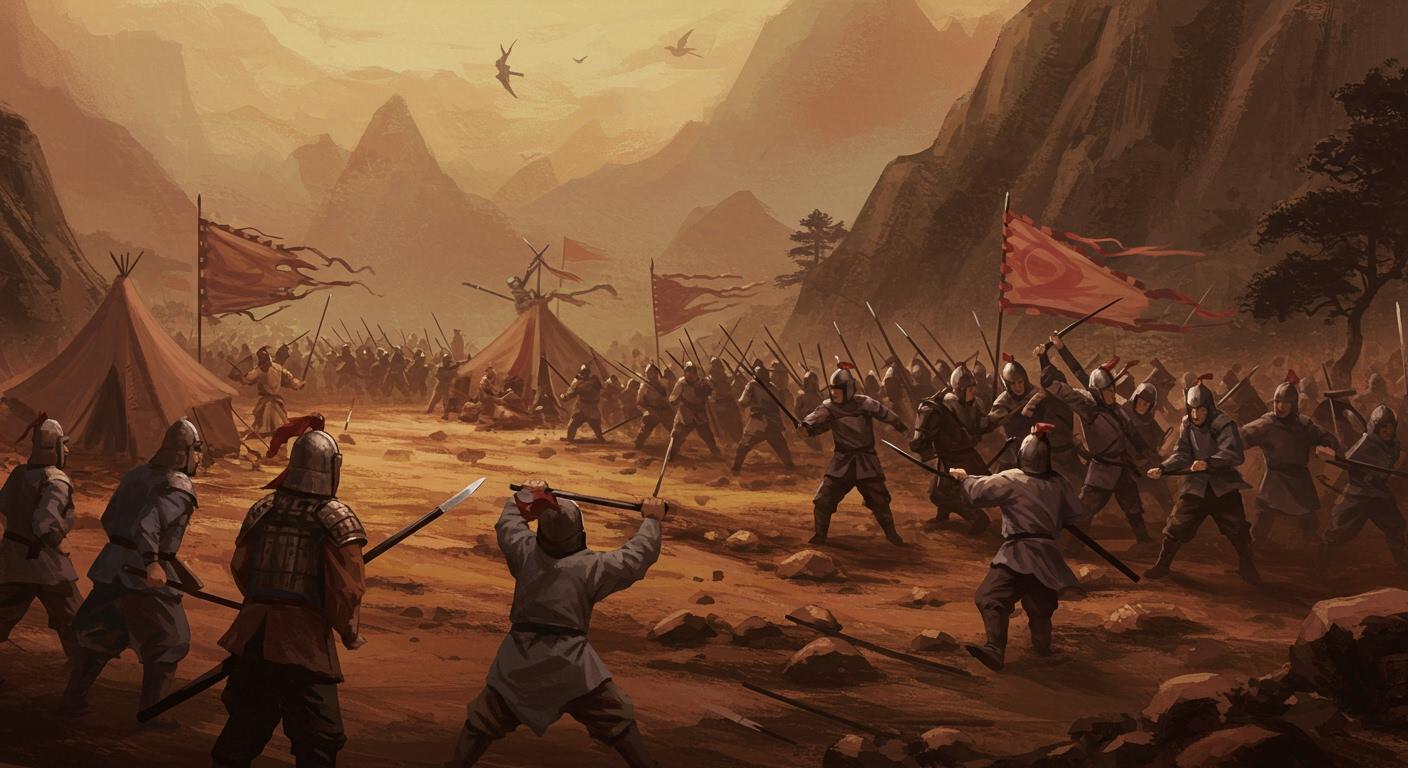 마속의 오판: 산 위에 진을 치다