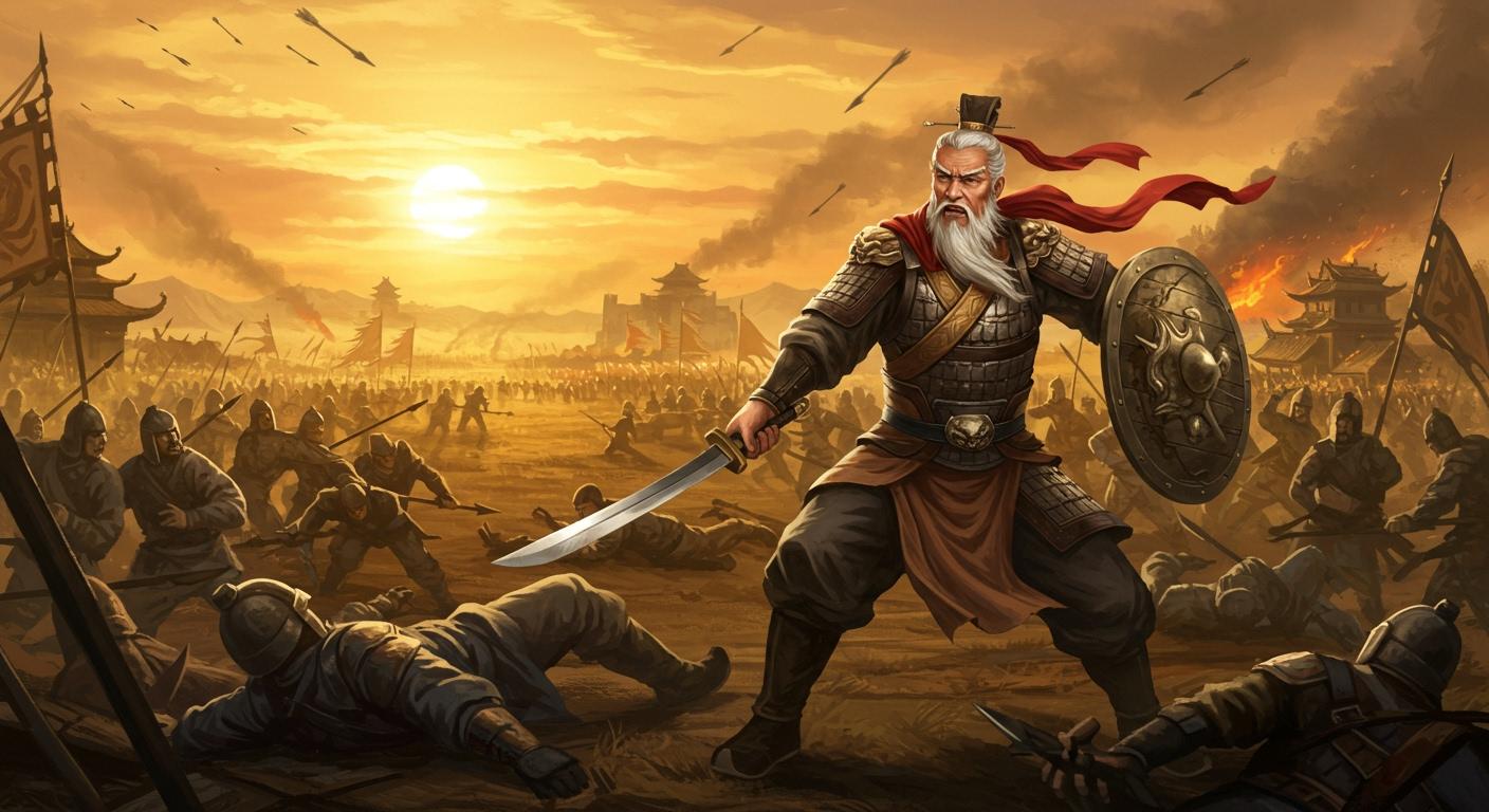 노익장을 과시한 황충의 죽음