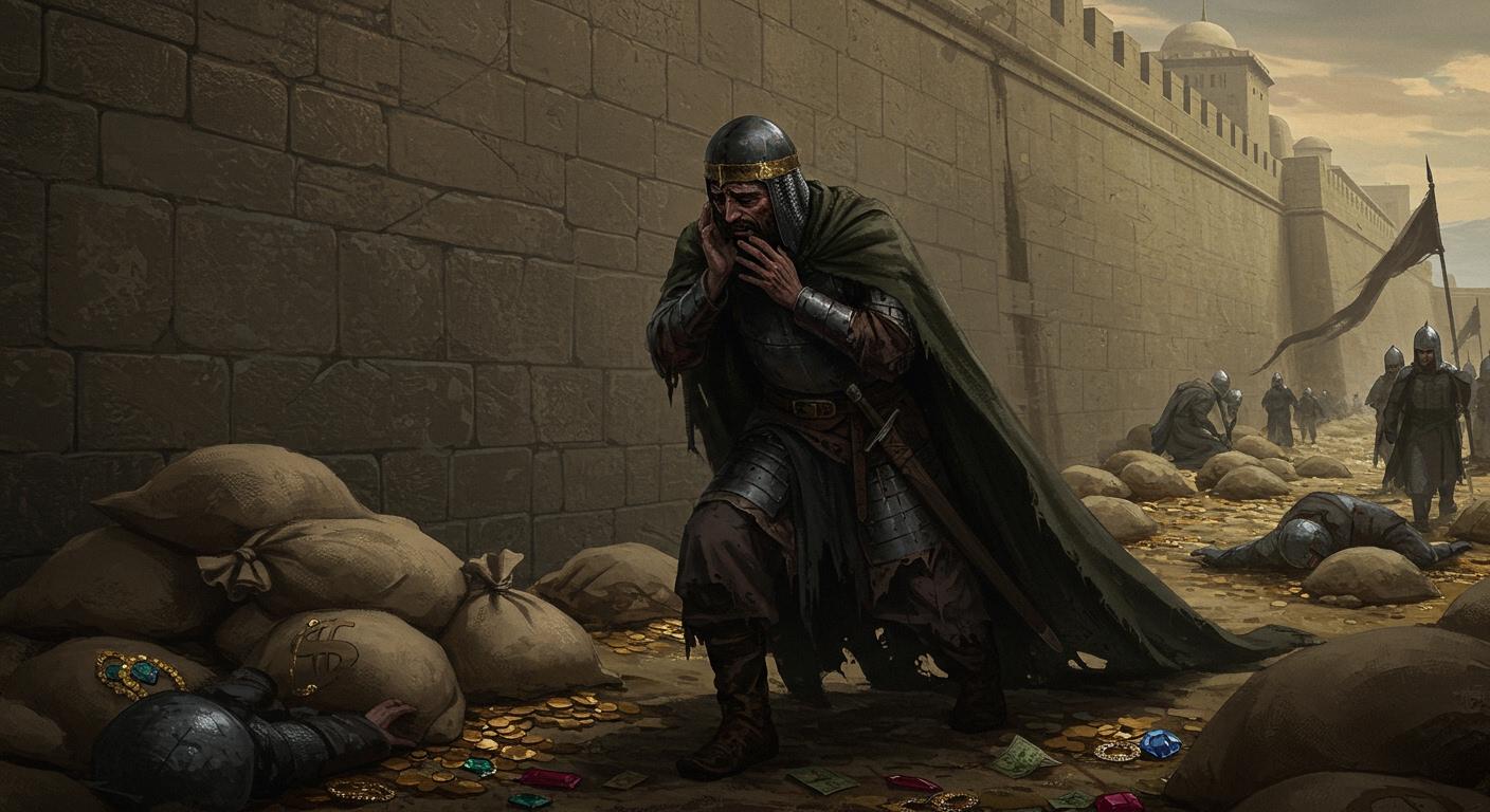 백제성에서의 고뇌와 유언