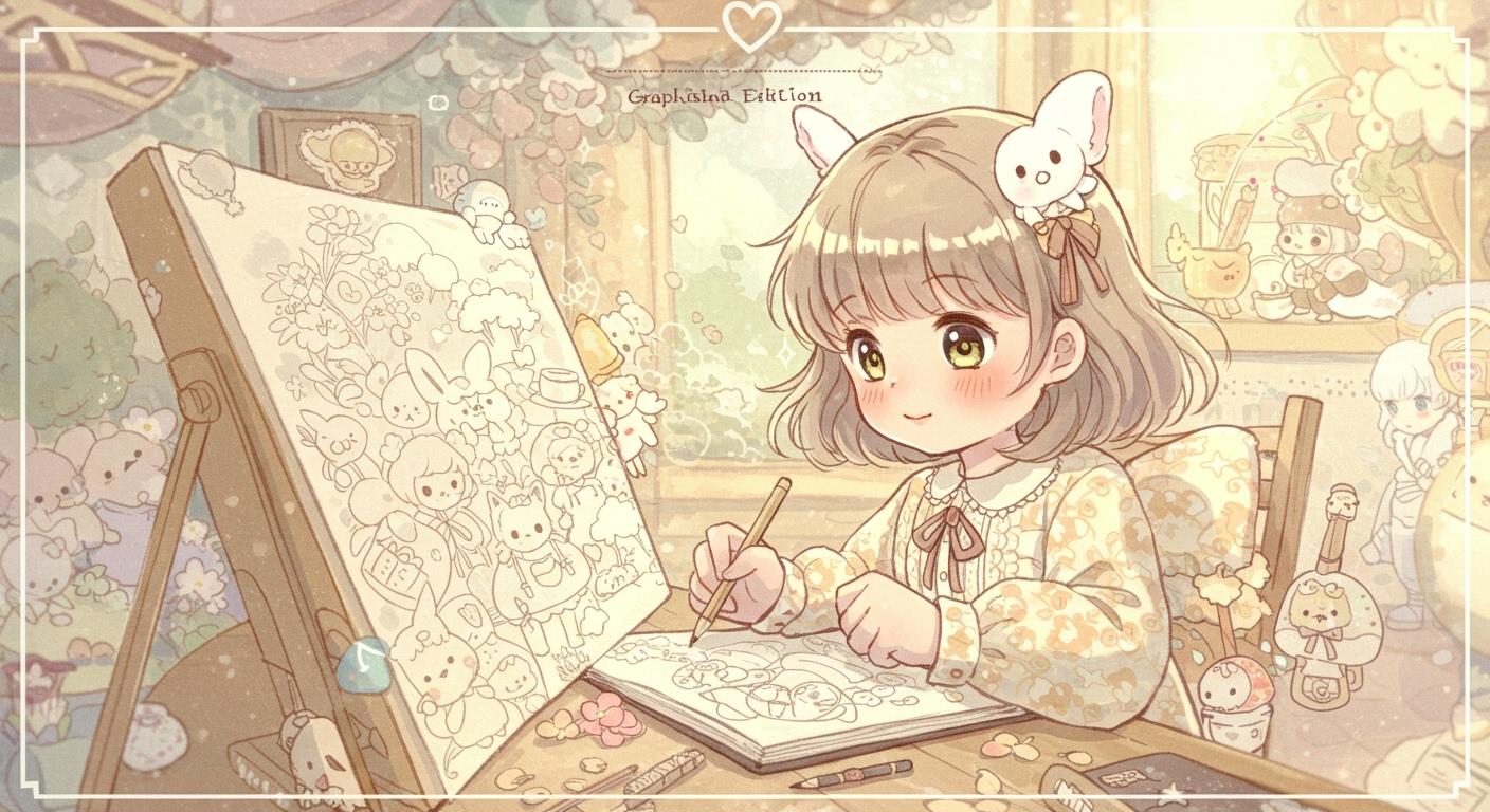 미소녀 캐릭터 드로잉의 기초 다지기