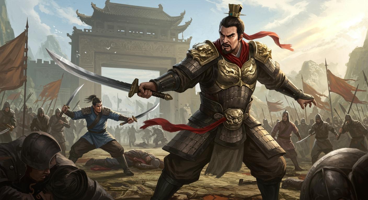 화웅, 연합군을 유린하다