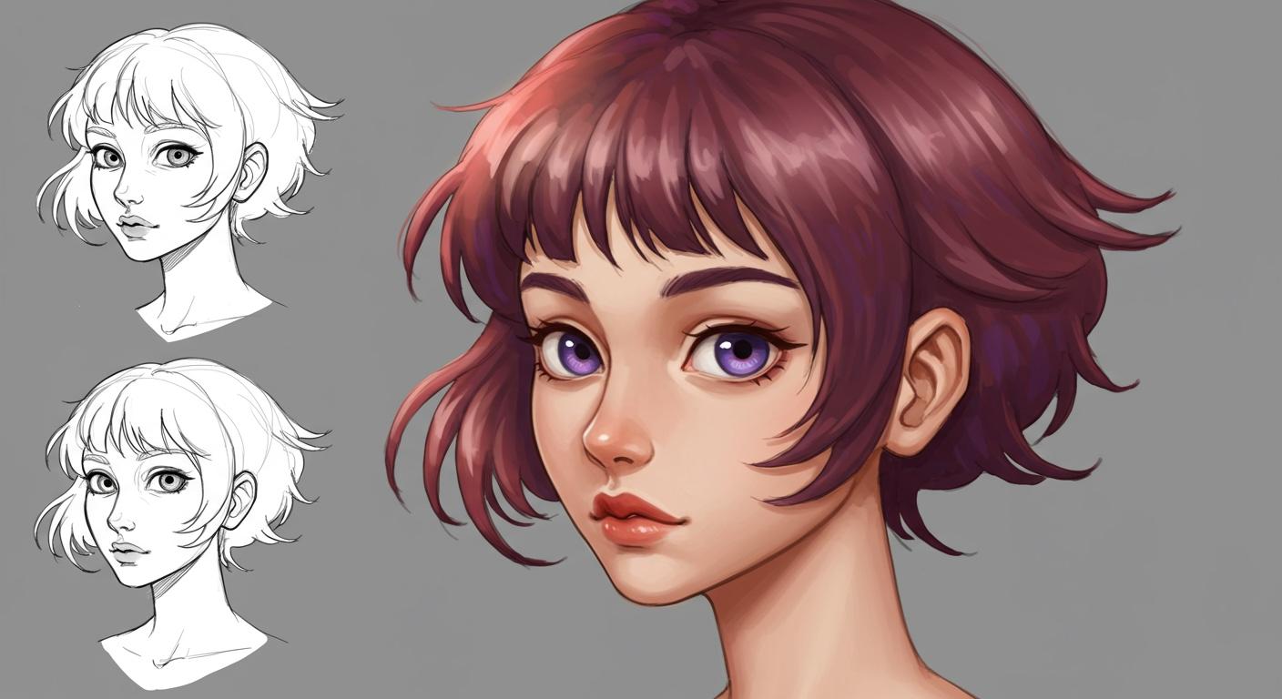 1단계: 기본 도형으로 형태를 잡다