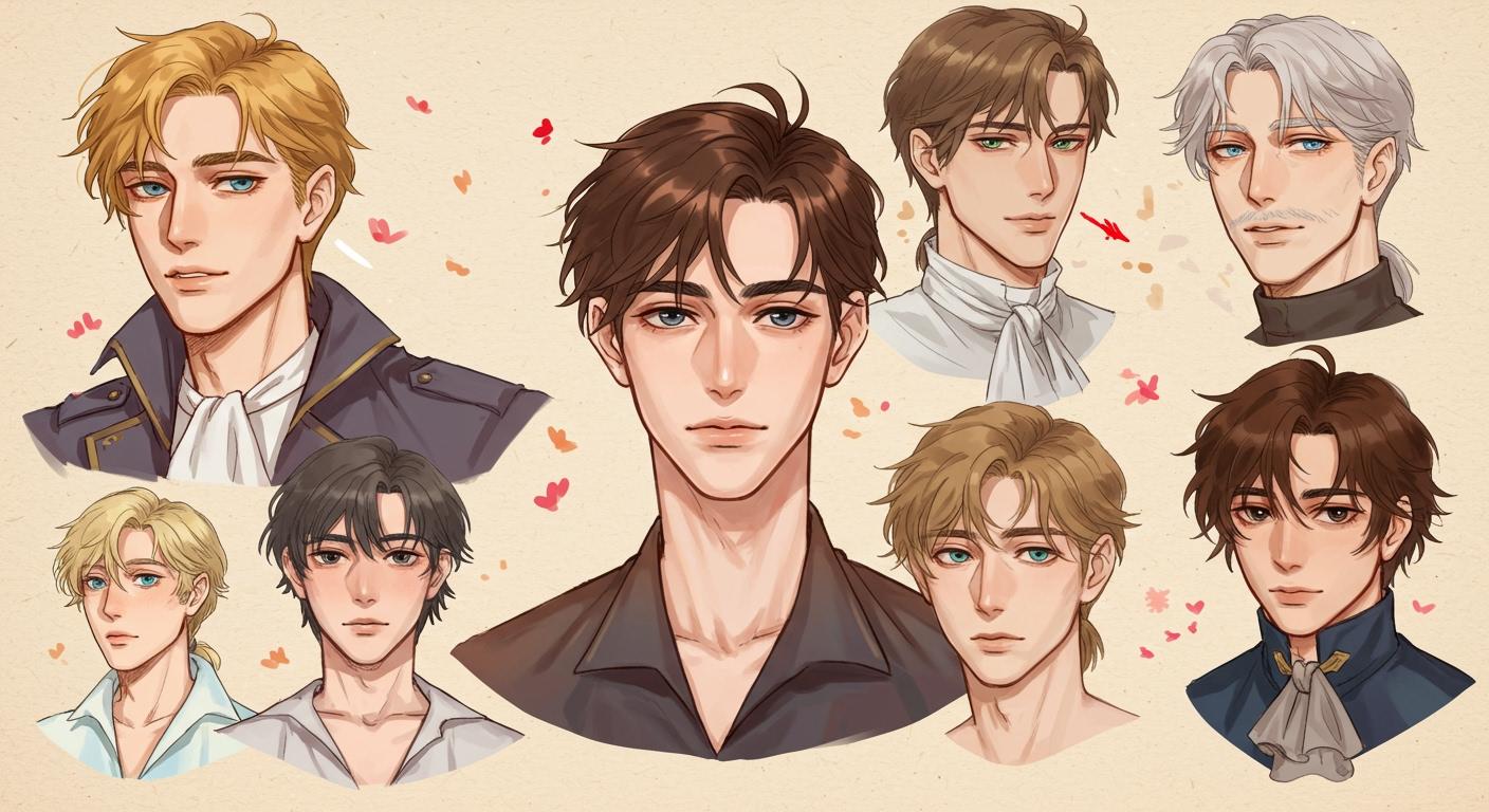  상세 줄거리: 미남 그리기의 모든 것, 단계별 학습 