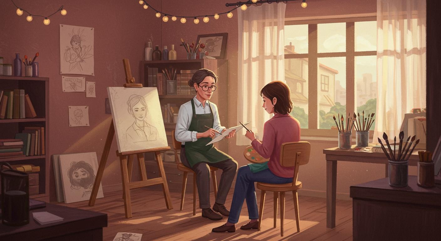 그림 실력 향상의 핵심: 객관적인 시각과 꾸준한 노력