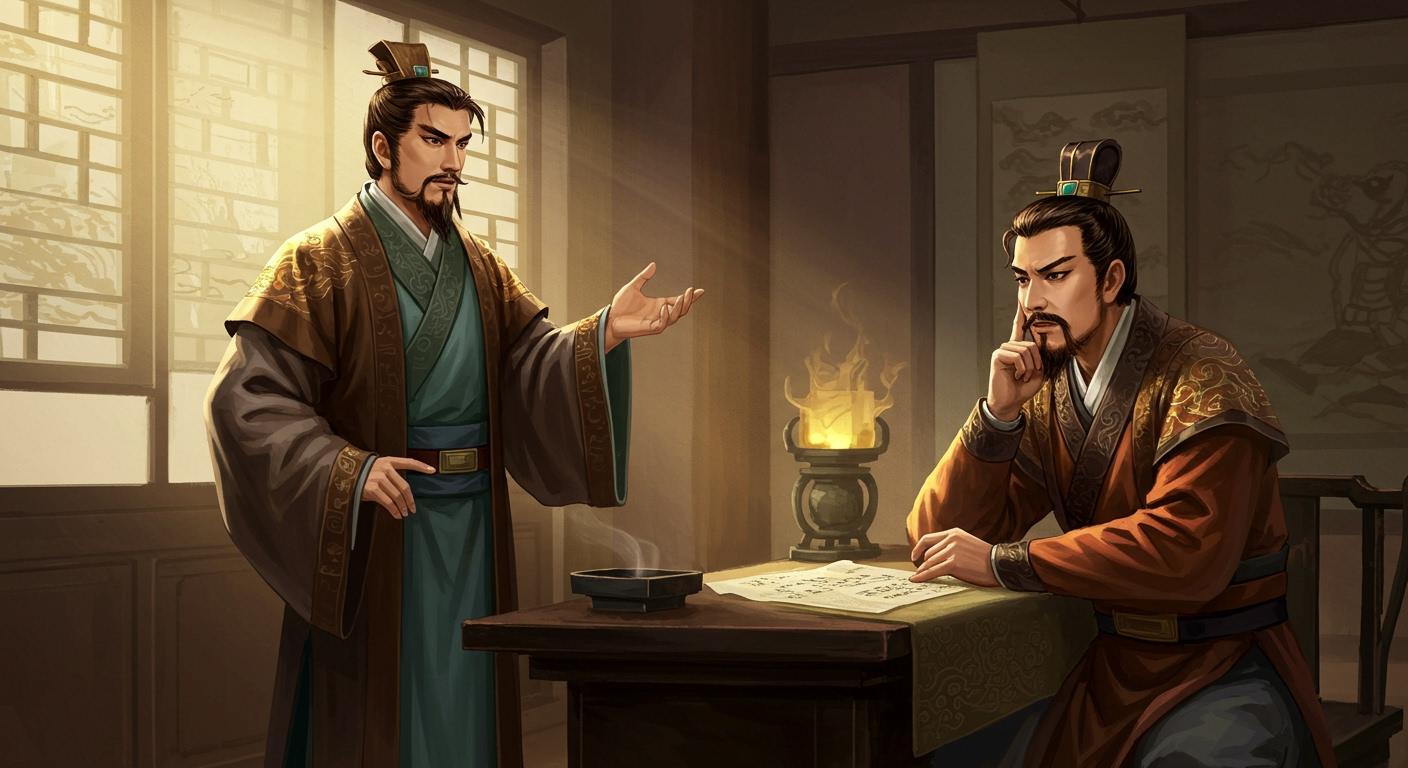 강직한 직언, 전풍