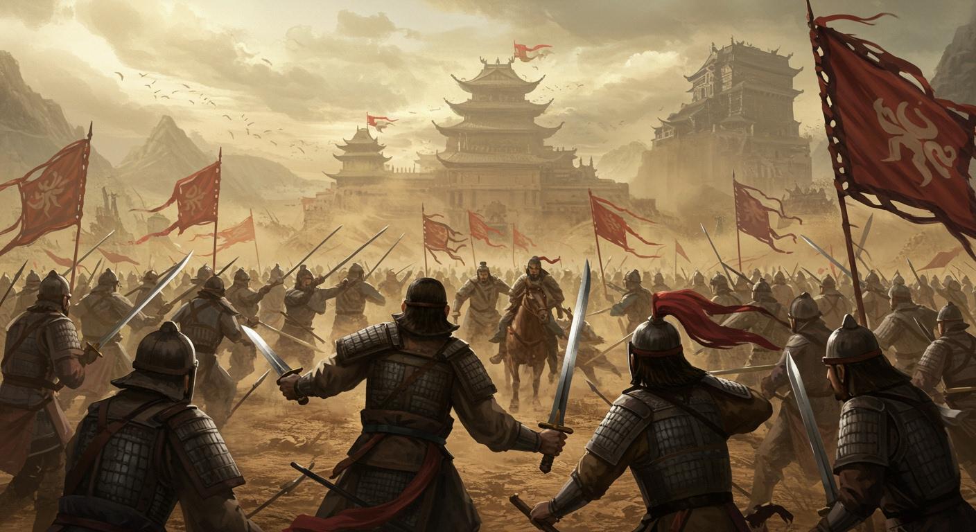 관도에서의 치열한 공방전