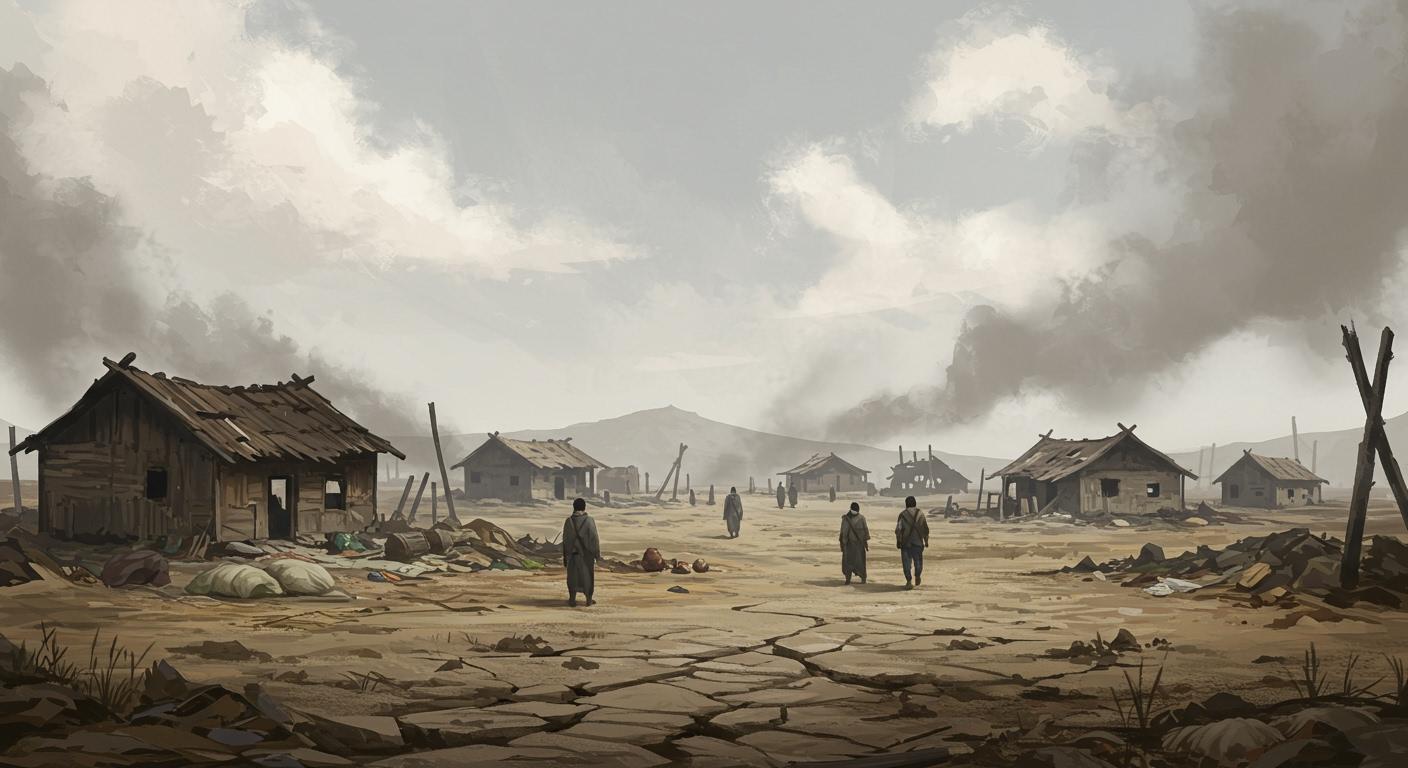 처참한 결과: 수십만 명의 희생