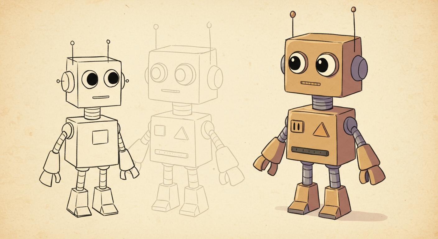 로봇 그리기의 첫걸음: 기본 도형 마스터하기