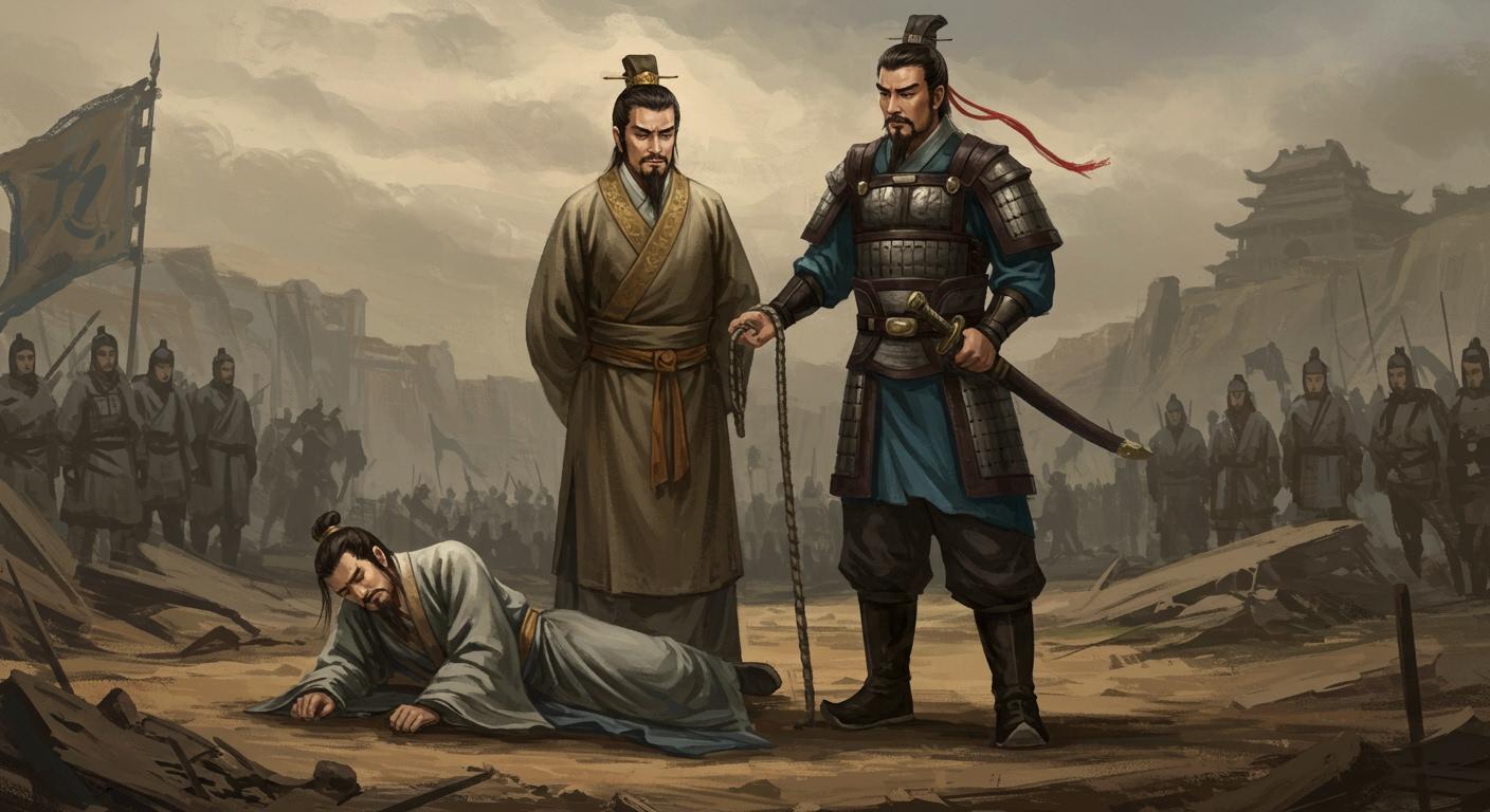 유선의 항복과 촉나라의 멸망