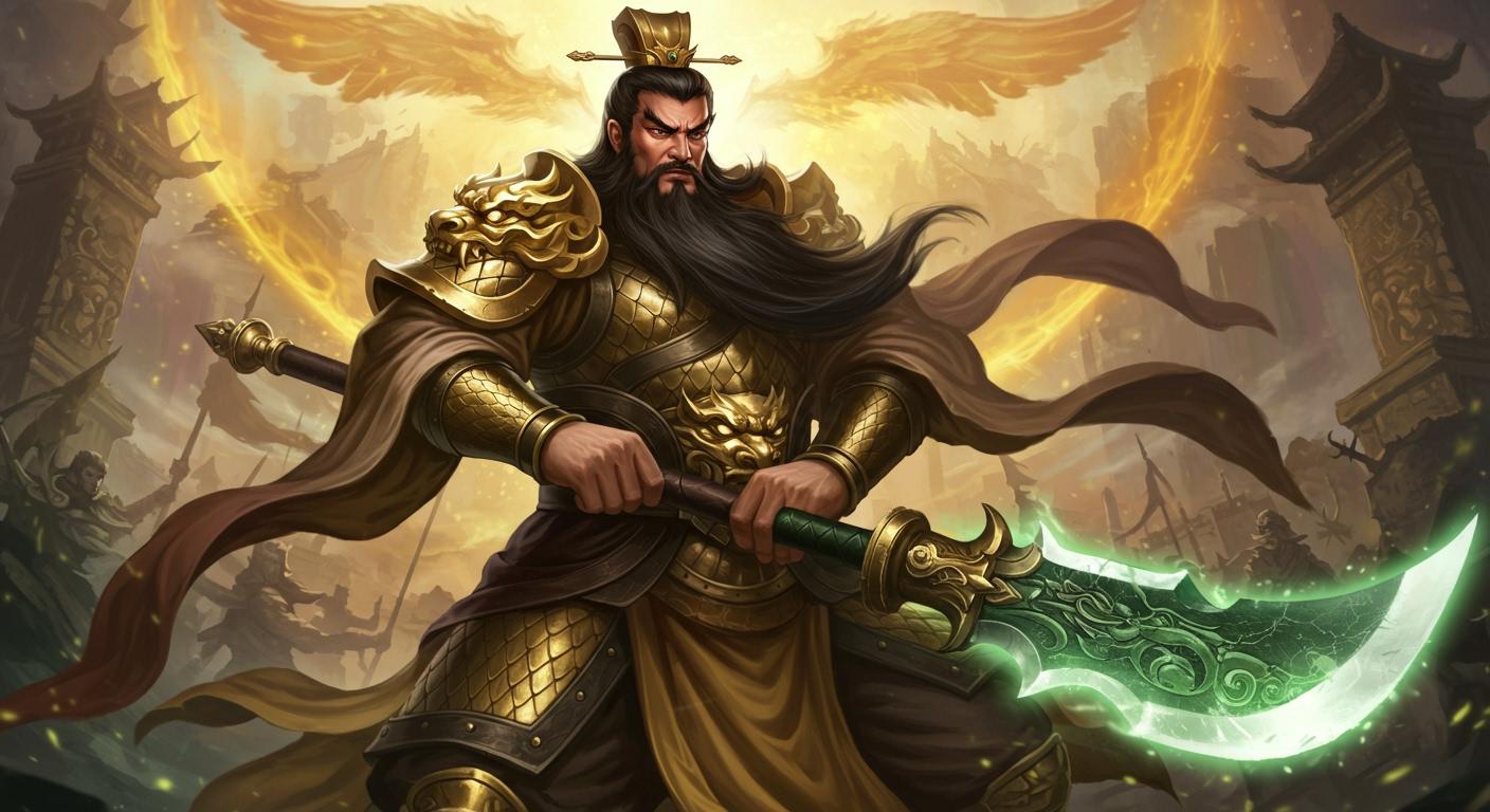 관우와 청룡언월도의 만남