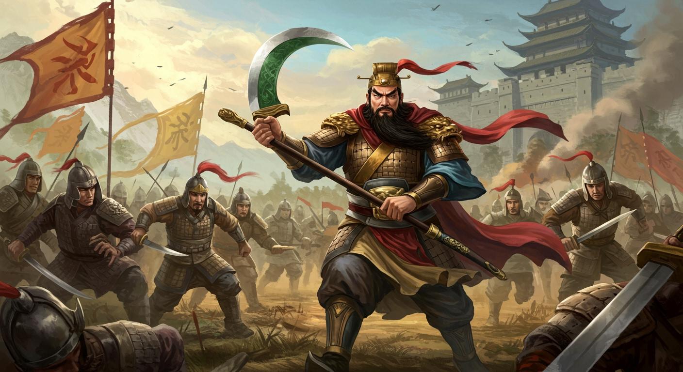 관우, 번성으로 진격하다