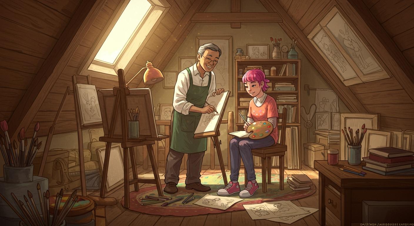 흥미진진한 그림 실력 향상 스토리