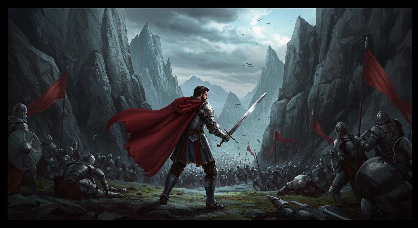 좁은 길목에서의 혈투