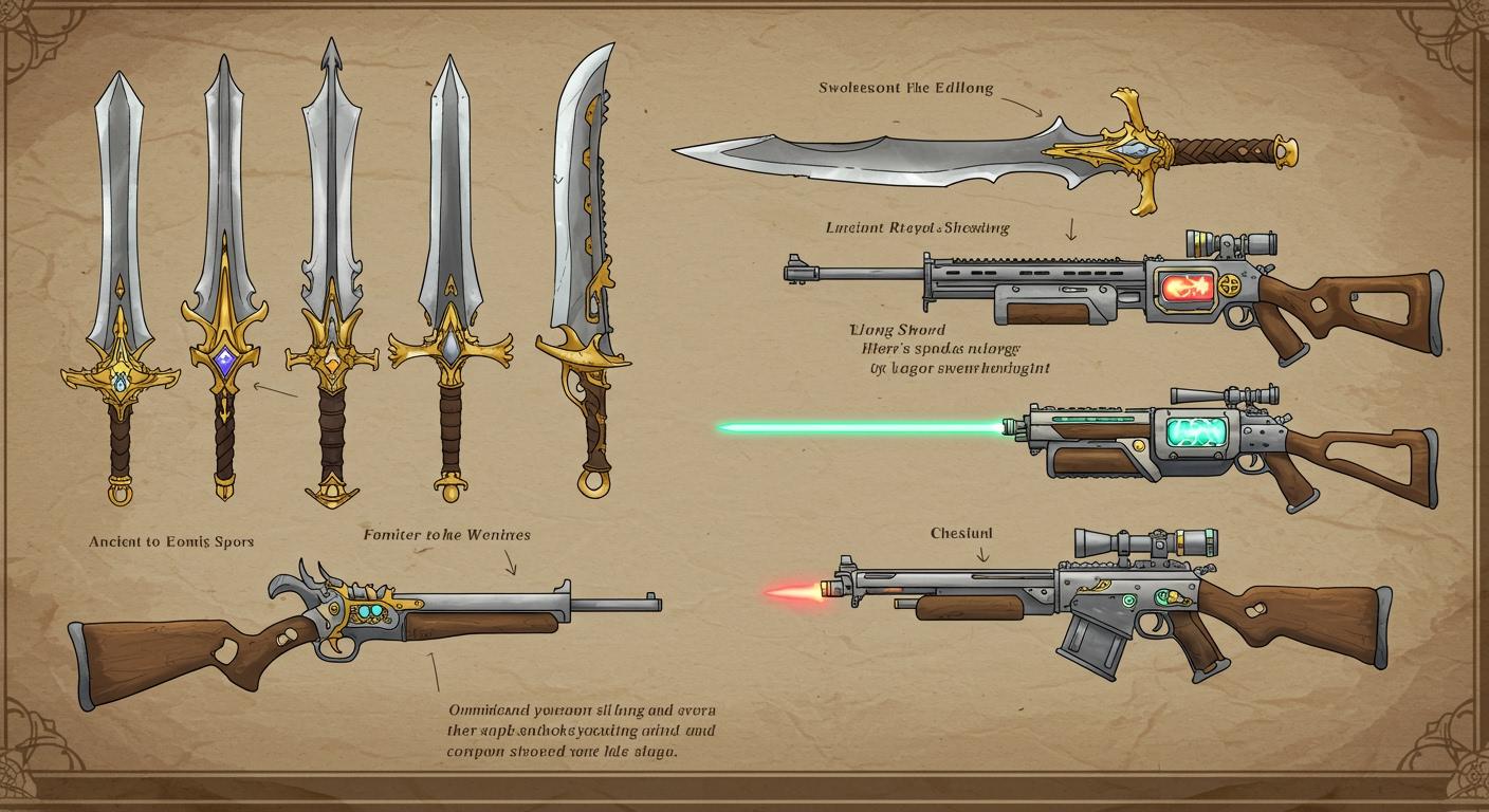 무기 디자인, 이제 더 이상 고민하지 마세요