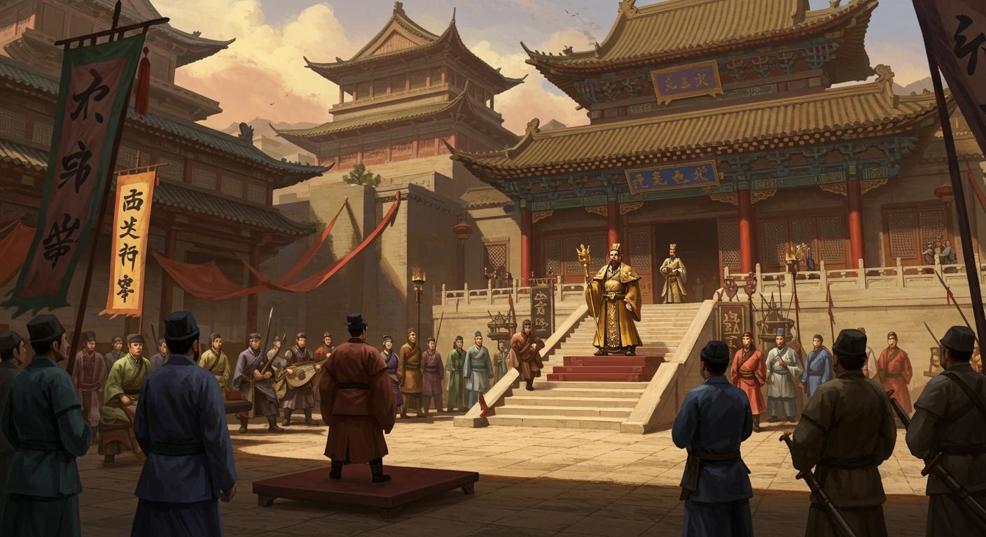 한중왕 즉위, 새로운 시작을 알리다