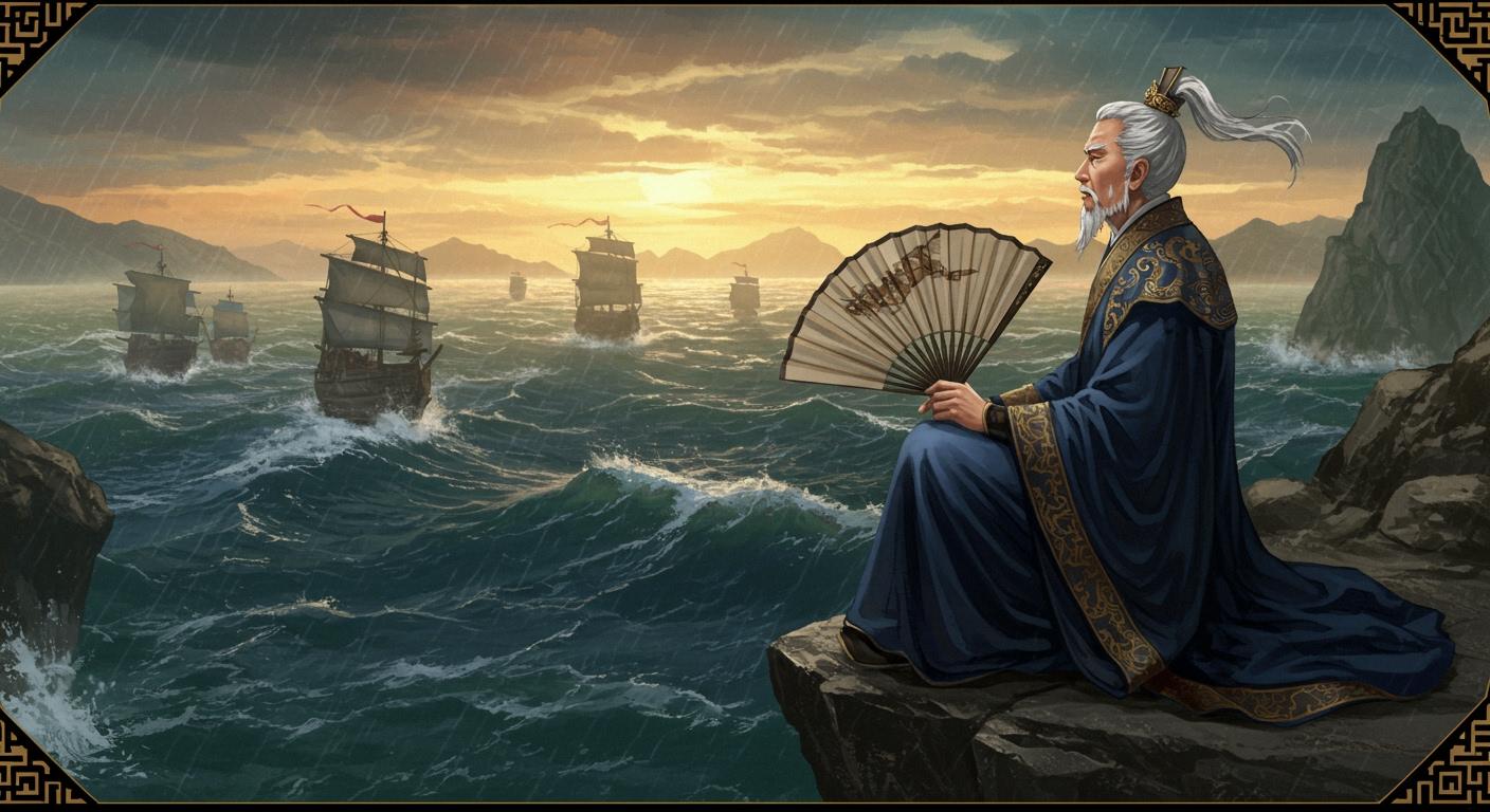 제갈량, 동남풍을 예측하다