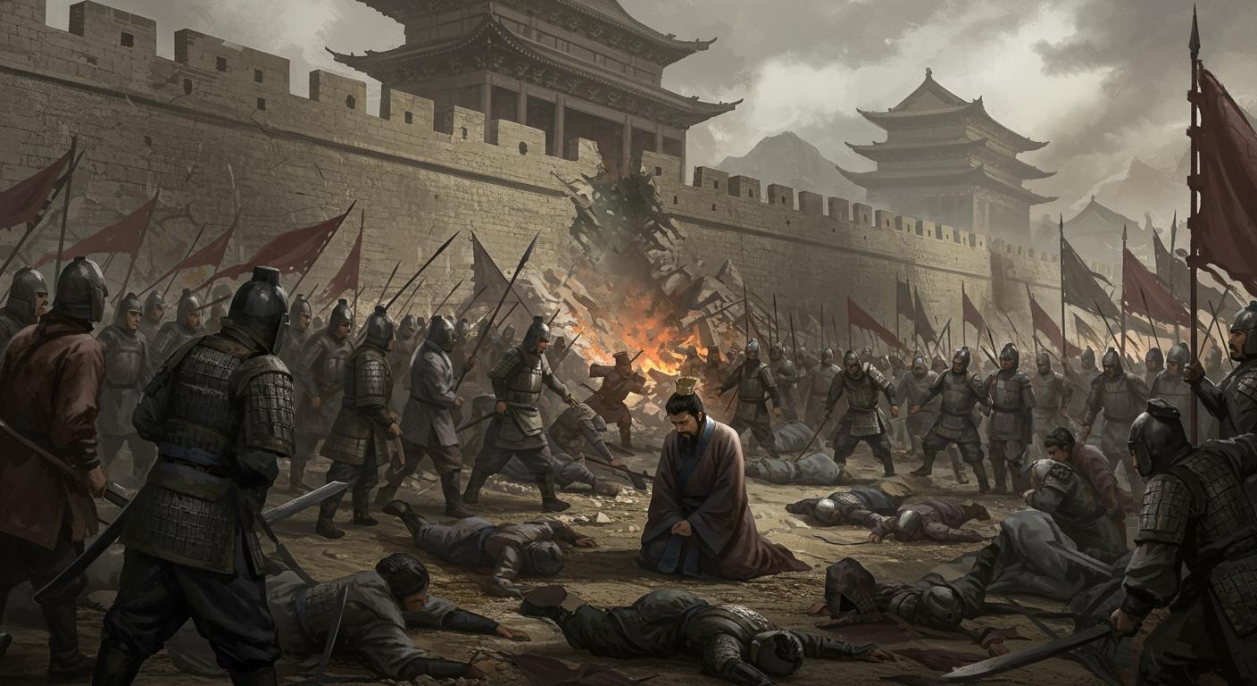 수도 건강의 함락, 손호의 항복