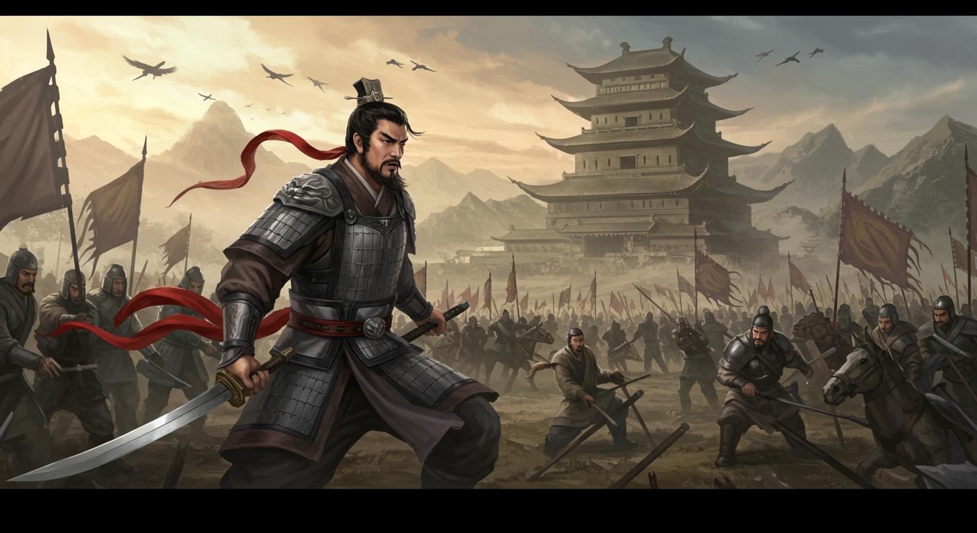 낙성 전투와 방통의 죽음