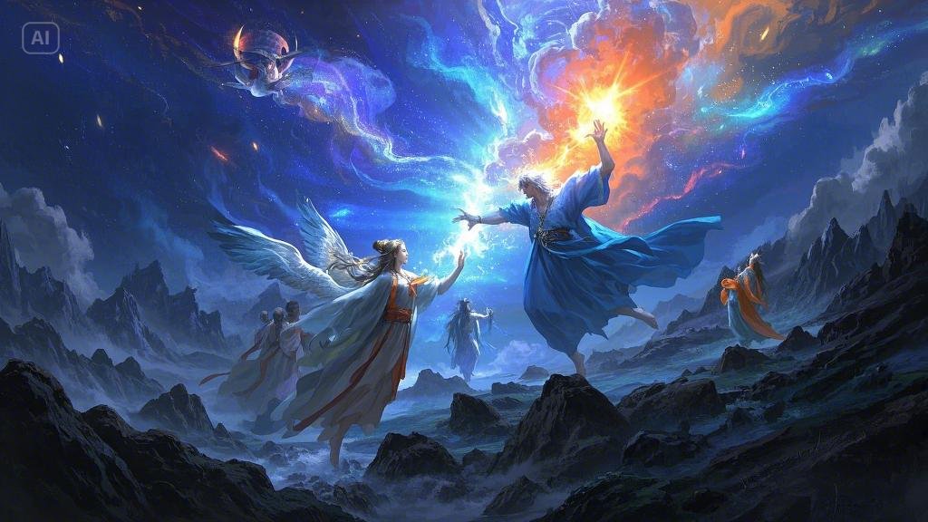 우주의 탄생과 카오스에서 시작된 신들의 이야기