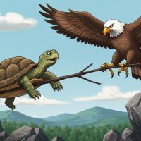 거북이와 독수리 – 교만한 태도는 위험하다