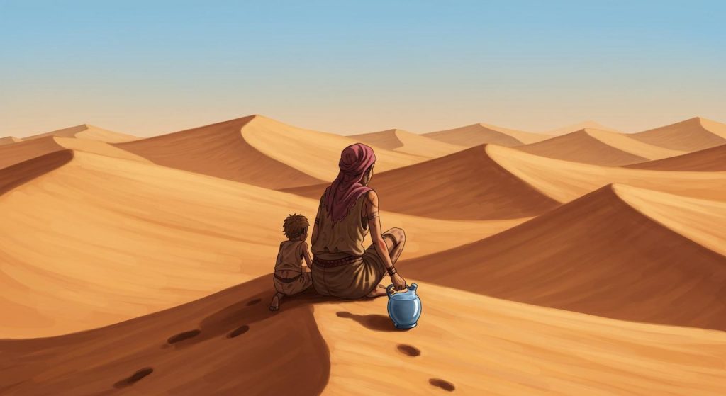 하갈과 이스마엘의 광야 생활 (창세기 21장)