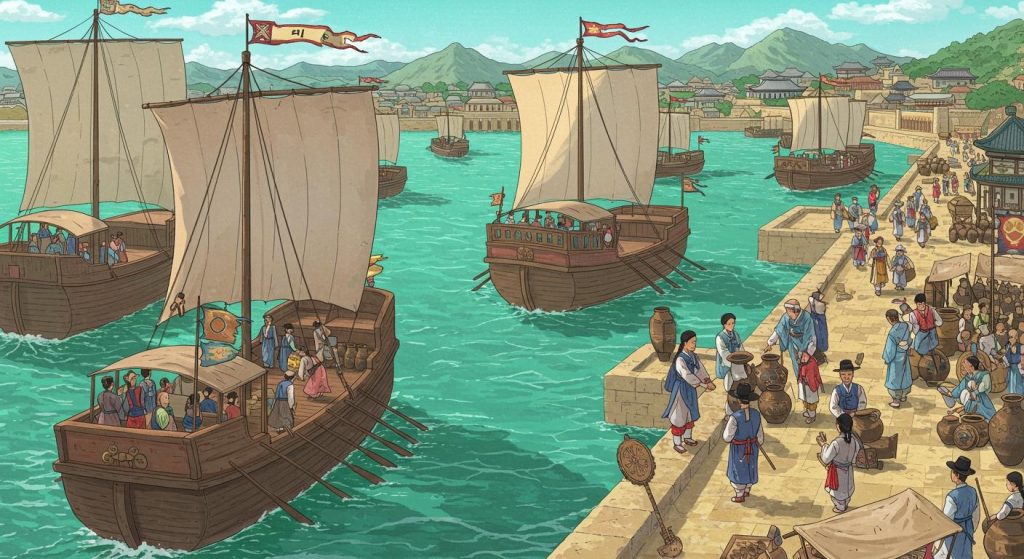 백제의 해상 무역 – 백제의 국제 무역 활동과 영향력