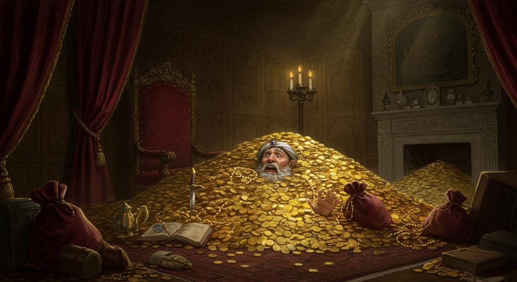 욕심 많은 상인의 최후 – 탐욕이 부른 재앙