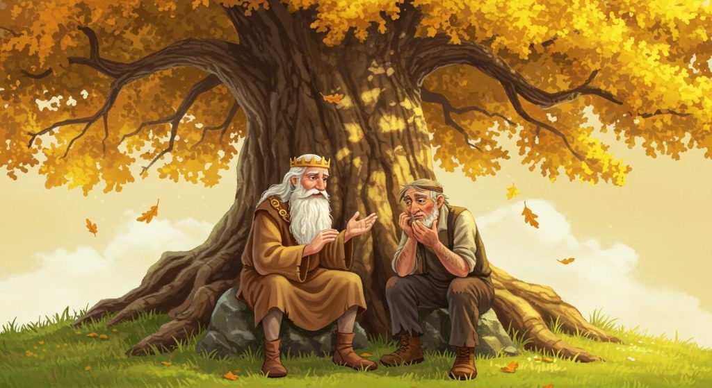 왕과 농부의 대화 – 뜻밖의 깨달음