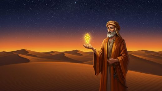 사막에서 만난 신비한 상인 – 삶을 바꾸는 거래