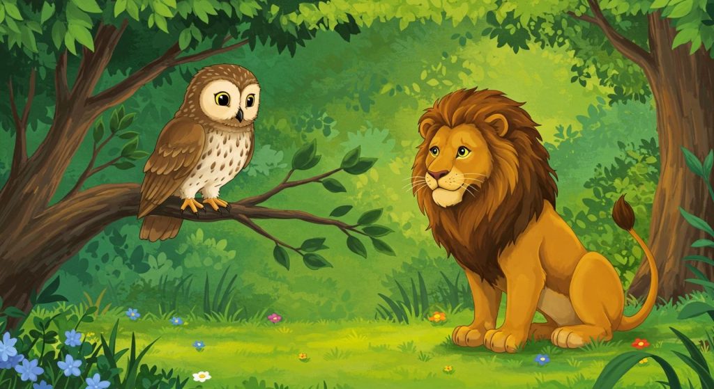 사자와 올빼미 – 지혜를 경청하라