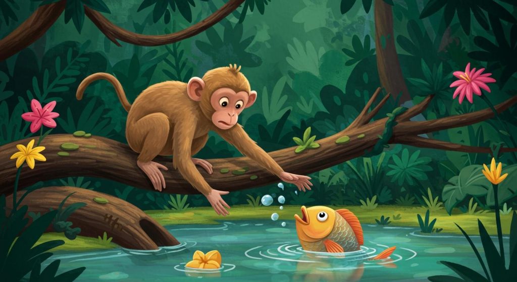 원숭이와 물고기 – 남을 돕는 방법을 생각하라