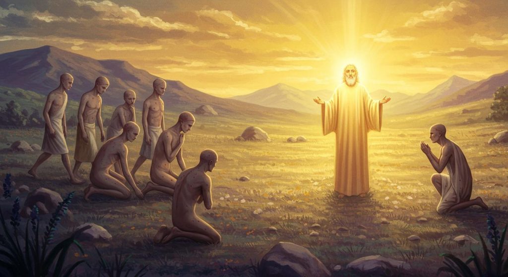 열 명의 나병환자와 감사한 사람 (누가복음 17장)