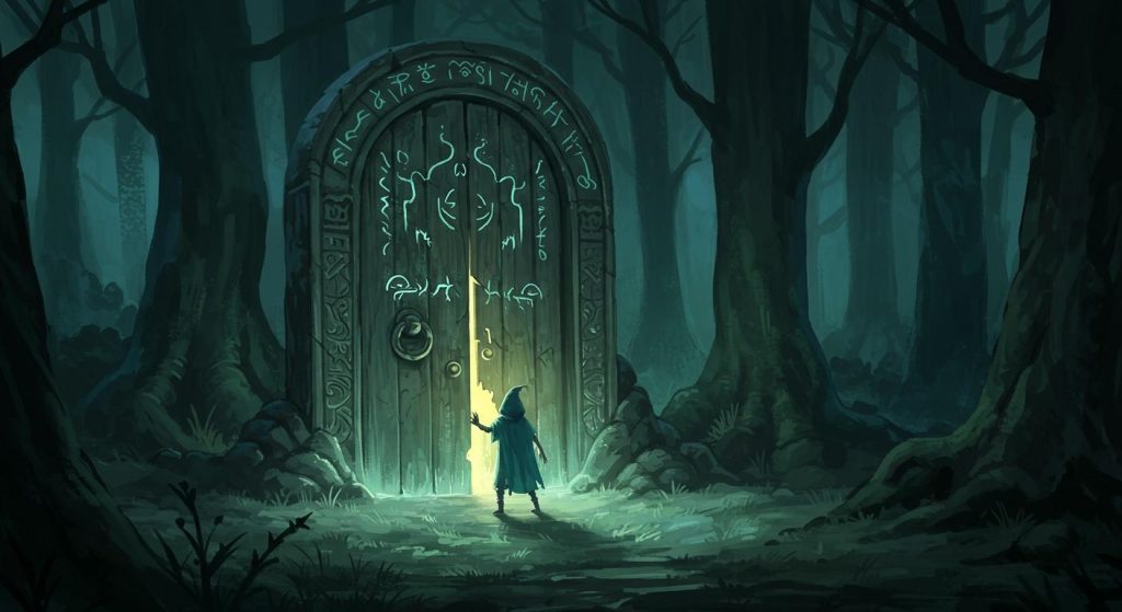 신비로운 문 – 들어가야 할까?