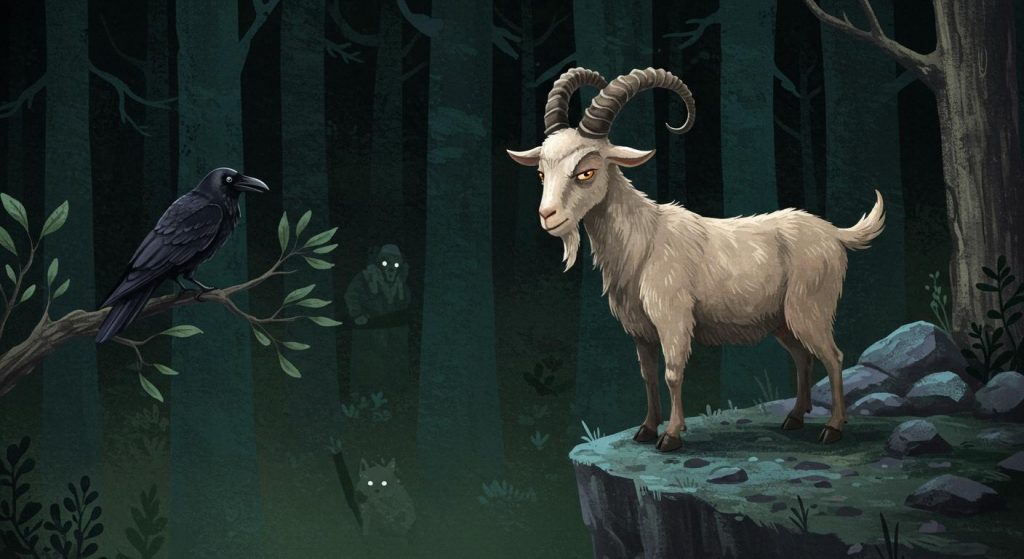 염소와 까마귀 – 남의 말을 쉽게 믿지 마라