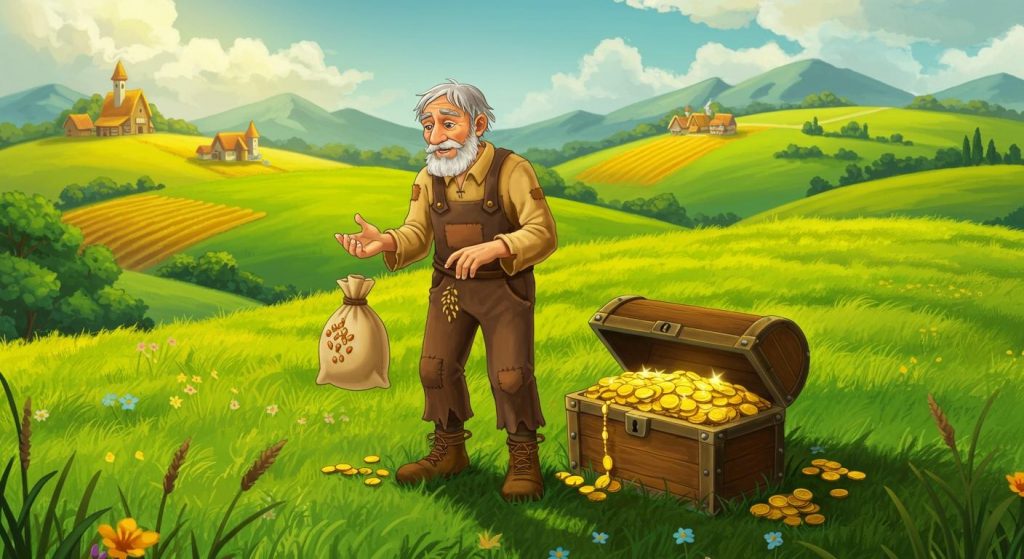 가난한 농부의 선택 – 욕심을 버리면 얻는 것