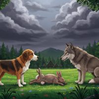 개와 늑대의 우정 – 상황에 따라 친구가 변할 수도 있다