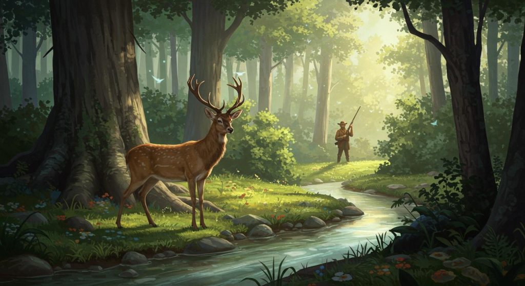 사슴과 사냥꾼 – 자신의 장점을 소중히 하라