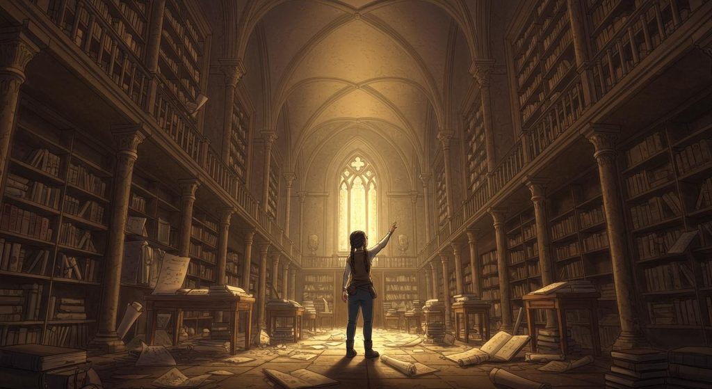 잃어버린 서책 – 찾지 못한 지혜