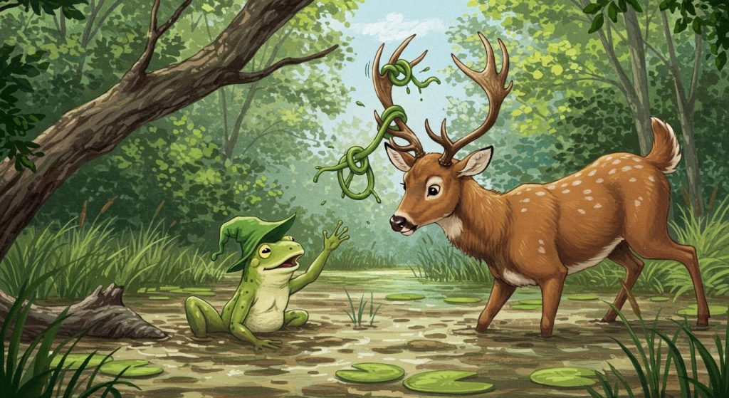 사슴과 개구리 – 지혜를 활용하라