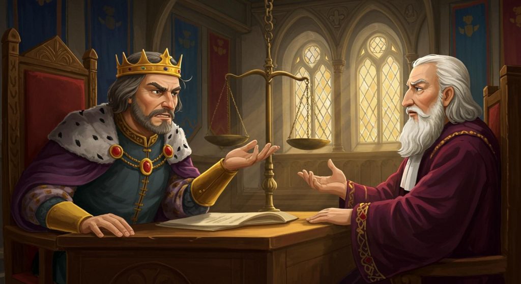 왕과 재판관의 다툼 – 정의는 어디에 있는가?