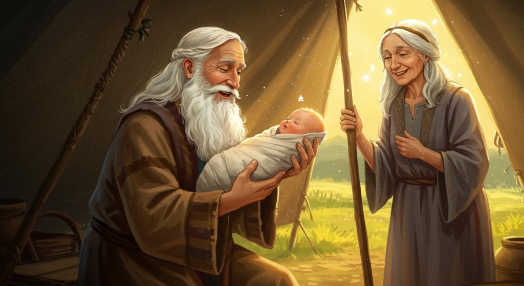 아브라함의 백세에 얻은 이삭 (창세기 21장)