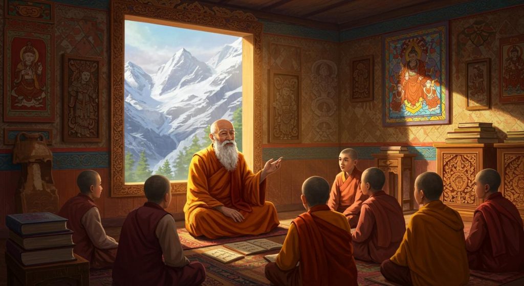 늙은 수도사의 이야기 – 지혜가 전하는 교훈