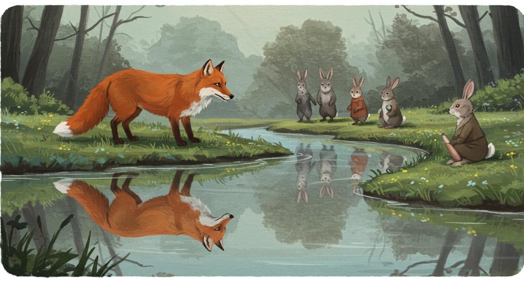강가의 여우 – 거짓말은 결국 들통난다