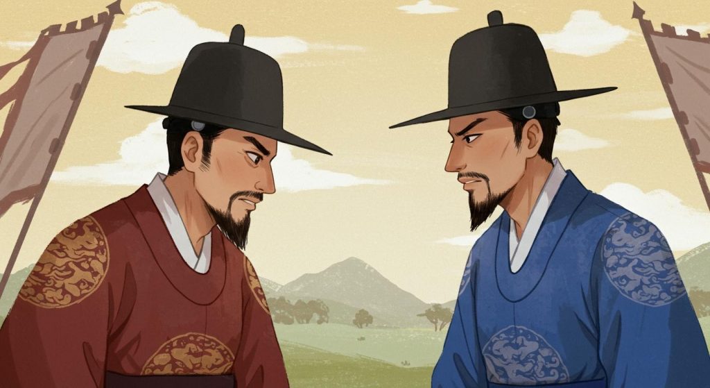 견훤과 궁예의 신경전 – 후백제의 견훤과 후고구려의 궁예가 대립한 사건