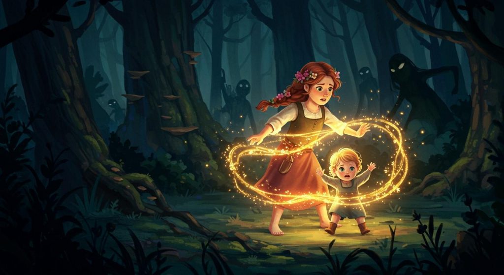 동생을 지키려는 형 – 희생과 용기