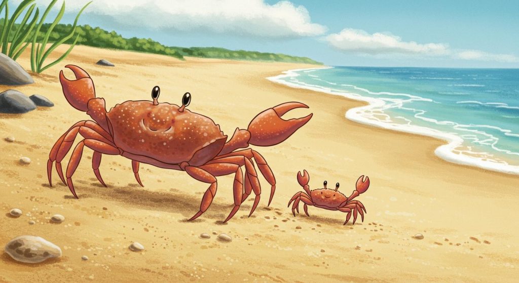 게와 그의 어미 – 행동으로 본을 보여라