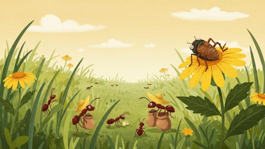 개미와 매미 – 노력은 반드시 보답받는다