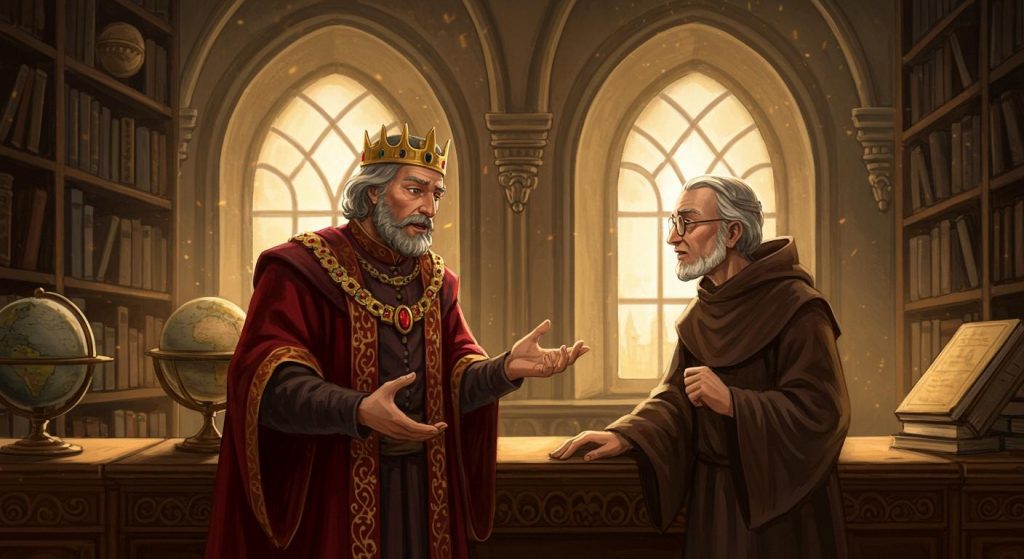 왕과 학자의 대화 – 지식과 지혜의 차이